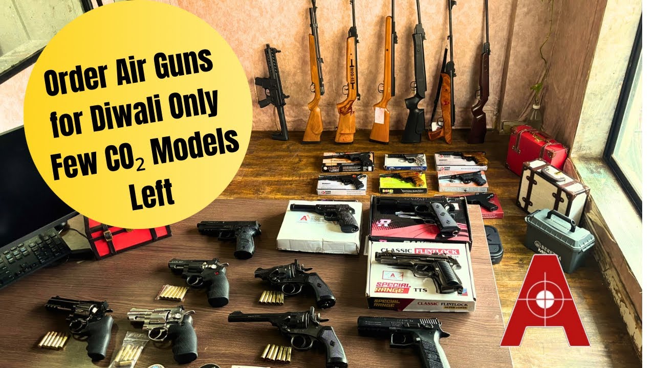 Order Air Guns for Diwali — Only Few CO₂ Models Left | Airsoft Gun India