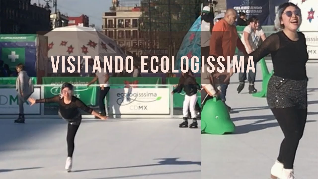 Patinadora sobre hielo prueba una pista sintética por primera vez #patinajeartisticosobrehielo
