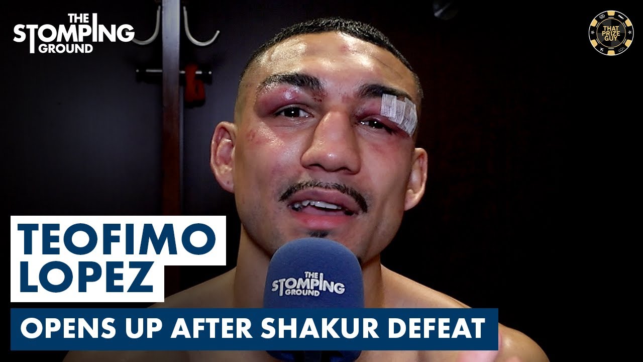 “I HATE MYSELF…” - Teofimo Lopez EXCLUSIVE EMOTIONAL Interview After Shakur Stevenson Loss