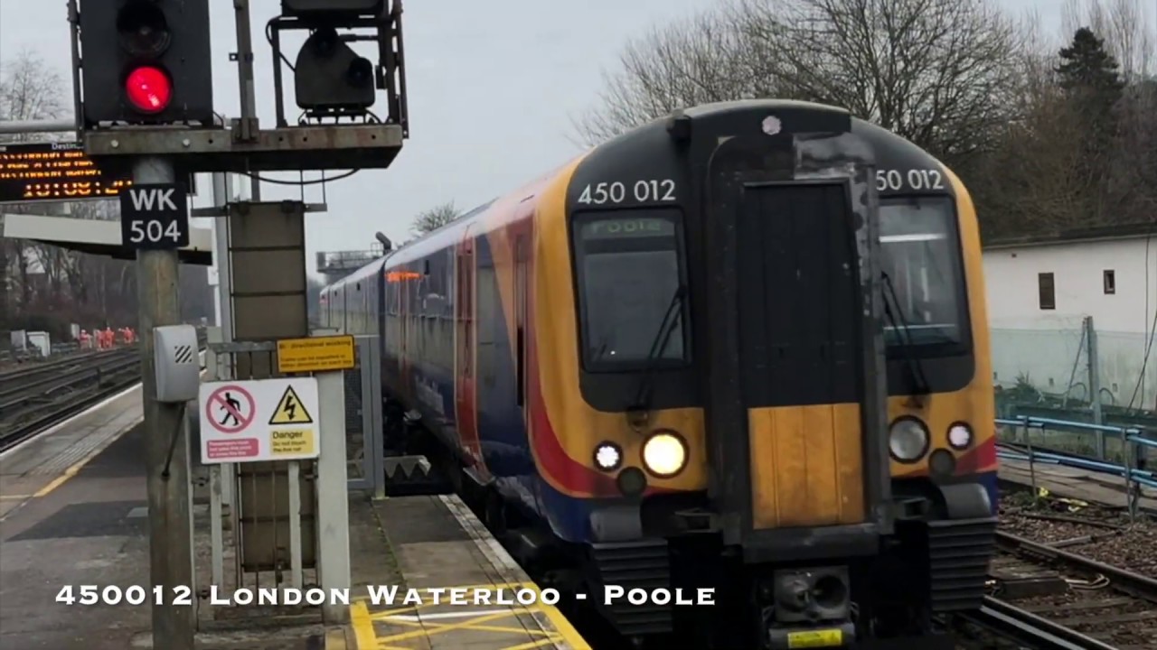 South Western Railway Trains at Woking on January 10th 2019