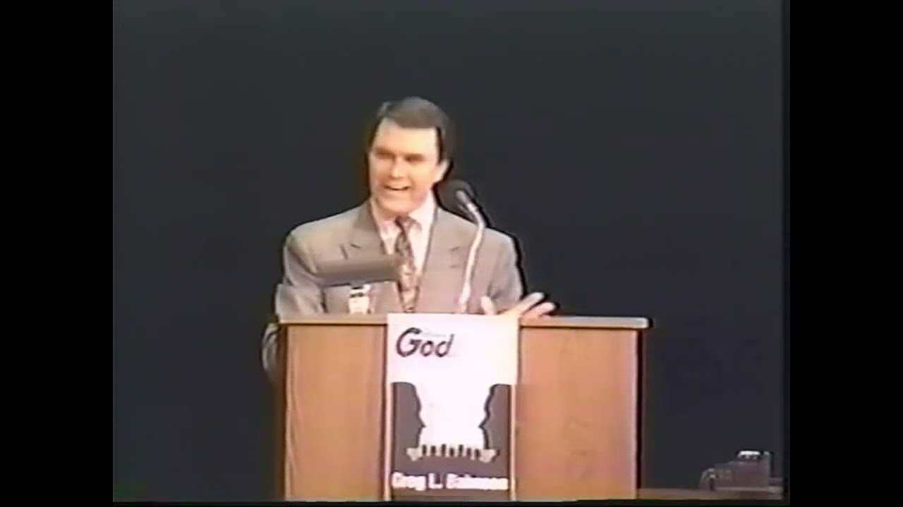 Debate: Greg Bahnsen vs Edward Tabash 