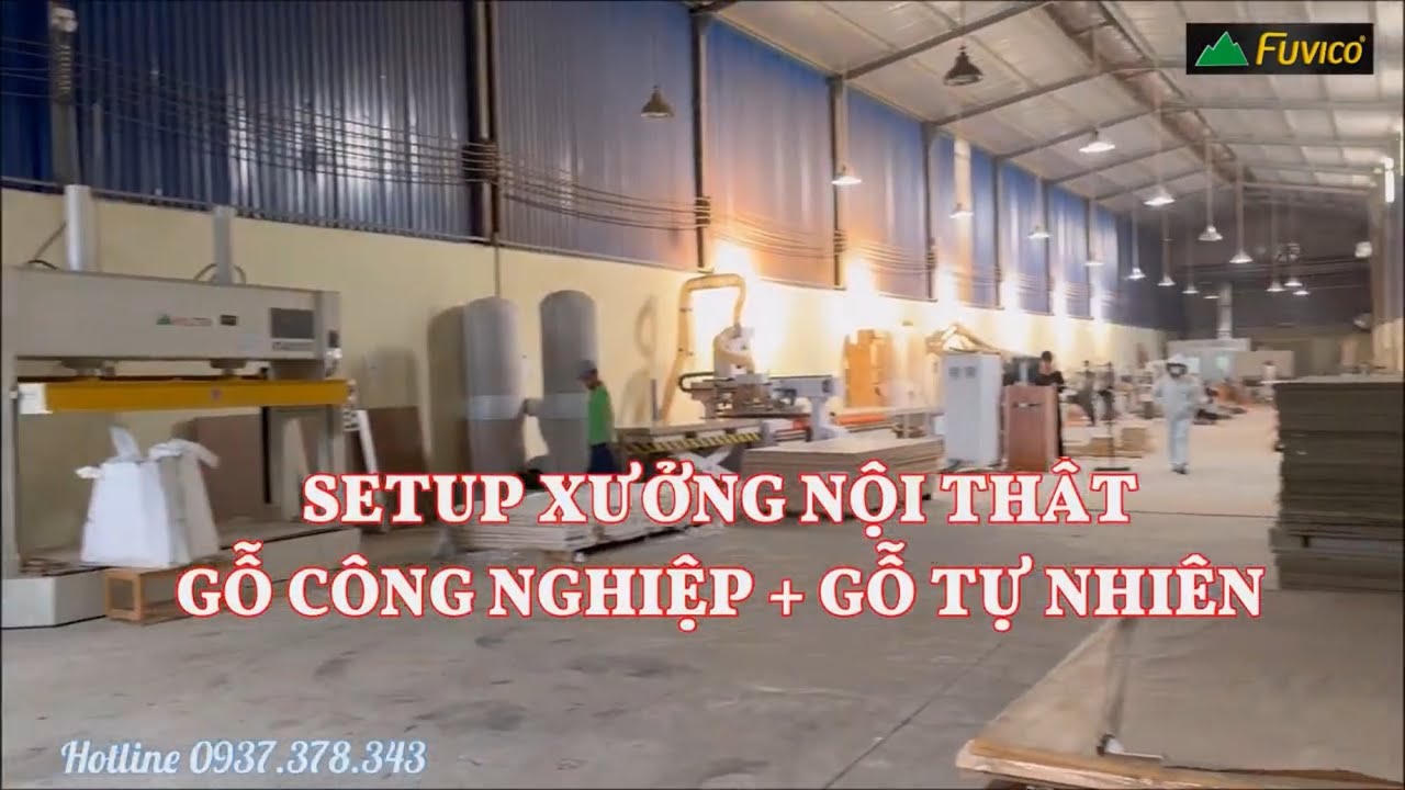 Review Xưởng nội thất hiện đại tại Bình Dương | Máy móc đồng bộ từ Đại Phúc Vinh CNC