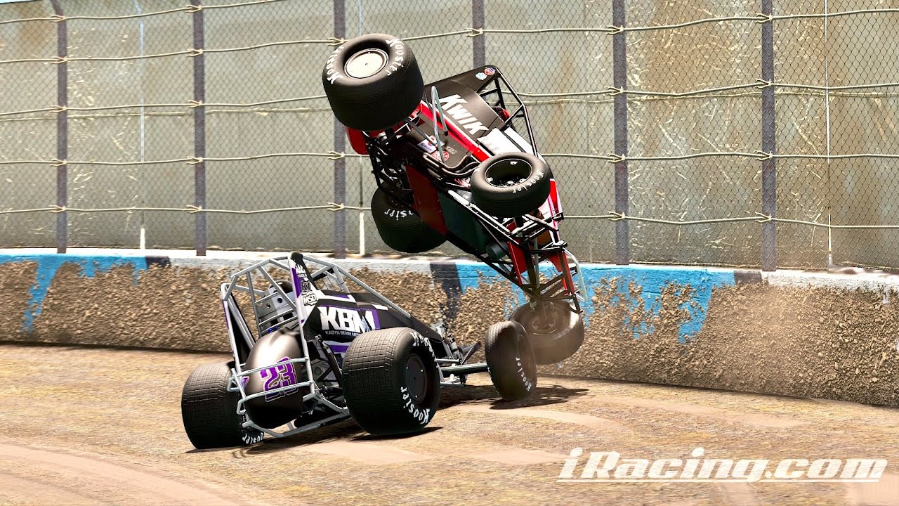 iRacing Dirt Non-Winged 360 Sprint Cars at Kern