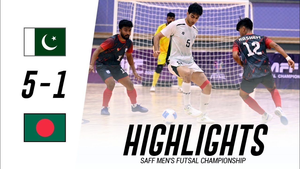 Bangladesh vs Pakistan Futsal Highlights | Pakistan Wins 5-1 |SAFF Futsal Championship 2026 
