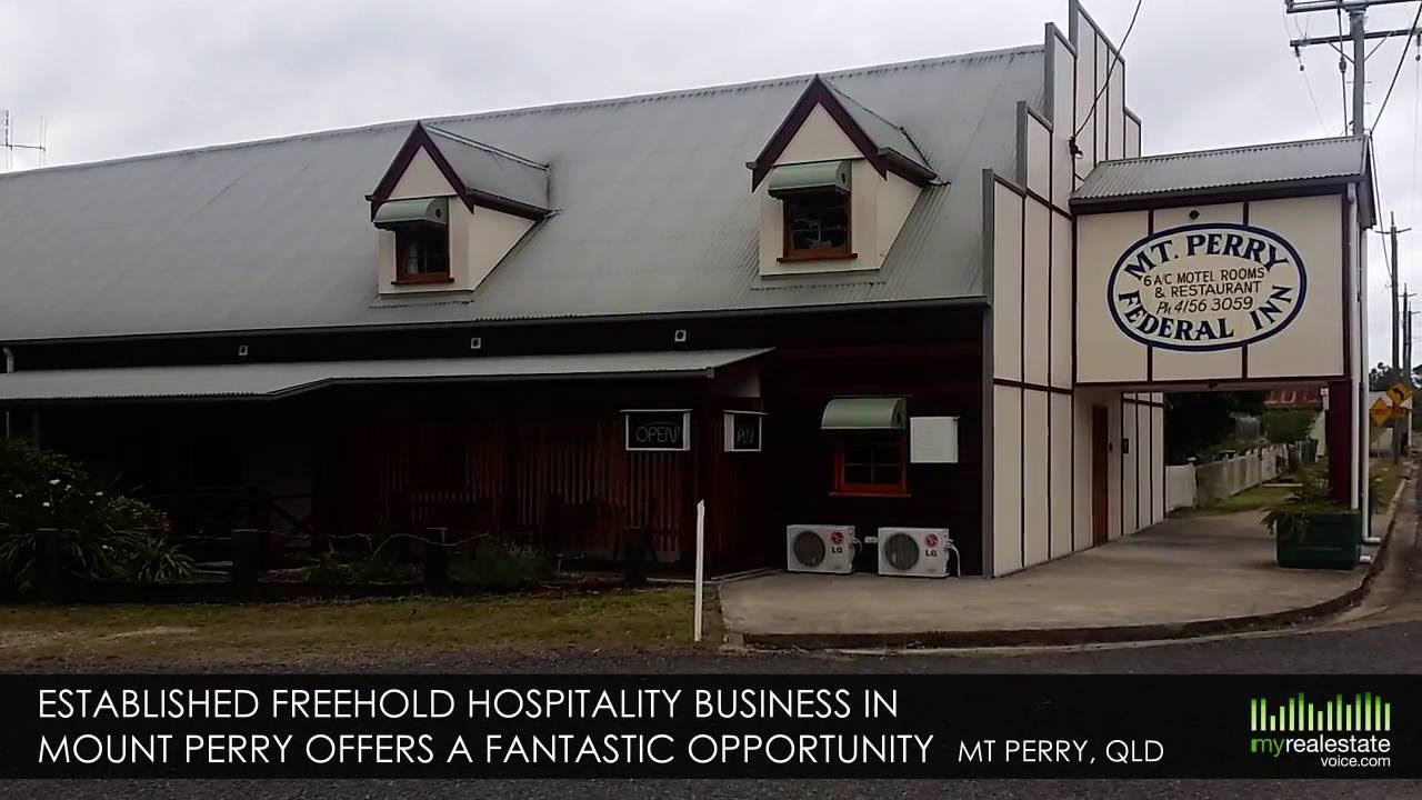 Unique Freehold Motel and Restaurant Business for Sale - Mt Perry, QLD