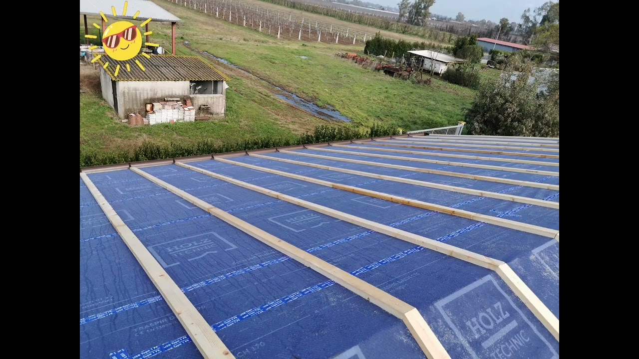 Construcția unui acoperiș în 2 ape 👷