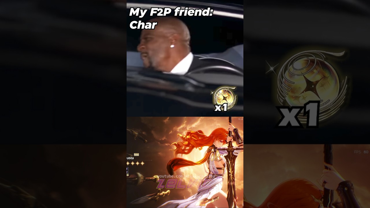 My F2P friend's summons vs mine | Augusta - Wuthering Waves