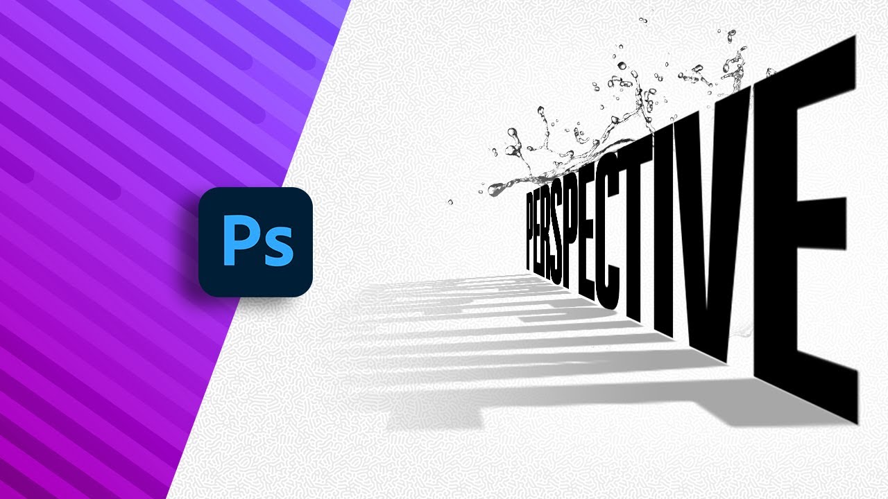 Как легко создать перспективный текст в Photoshop