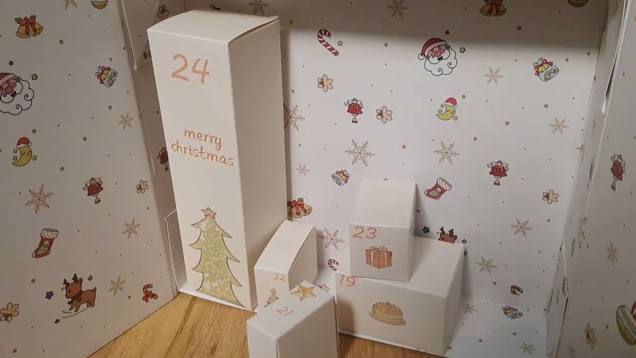 Calendar advant,personalizat / primit de la Cumnata mea!🎄🎁😍☃️💞💥🫣