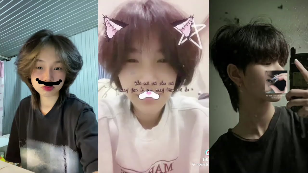 [Tổng hợp tiktok] tomboy+mullet,lại nho em rồi bbi à..🥺☺