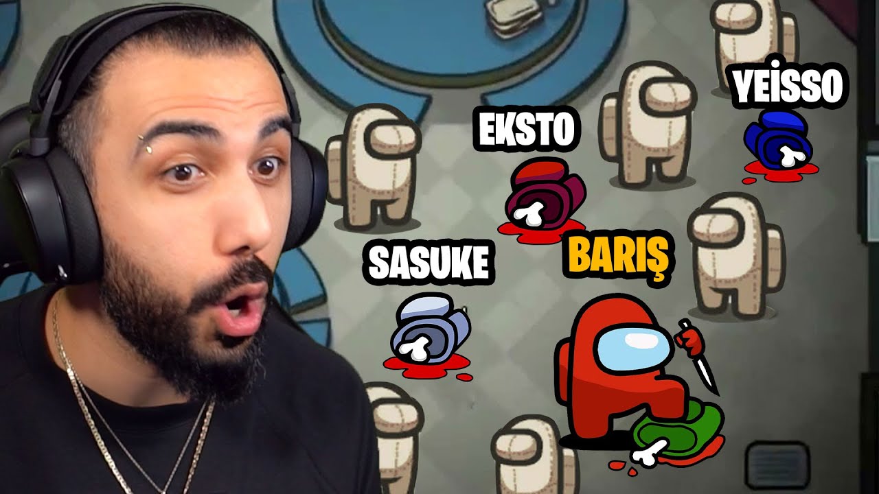 KUKLALAR KOYUP EKİBİ KANDIRIYORUM! EKİPLE YENİ AMONG US | Barış Can