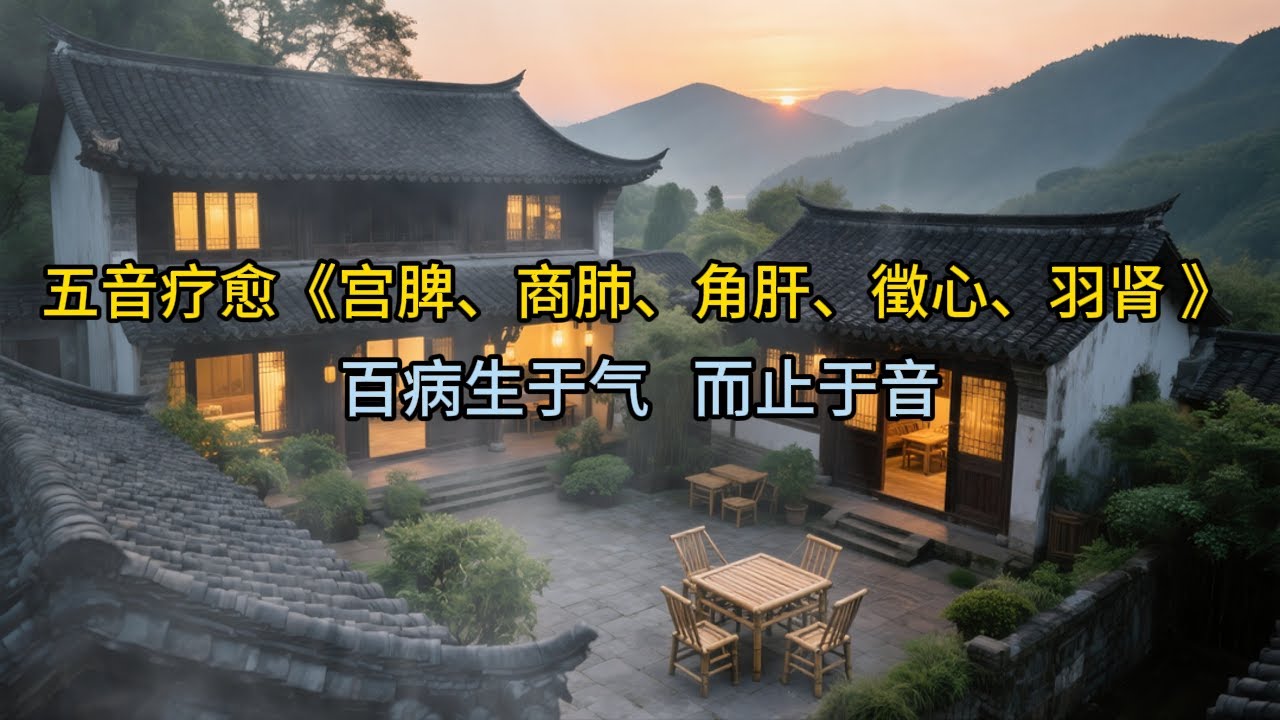 五音疗愈《宫脾、商肺、角肝、徵心、羽肾》，忧郁焦虑全赶跑！
