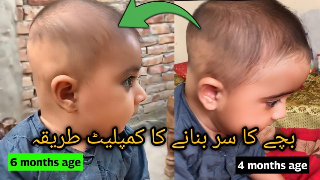 Baby Head Making Complete Guide. How To Fix Baby Big Forehead And Back. 