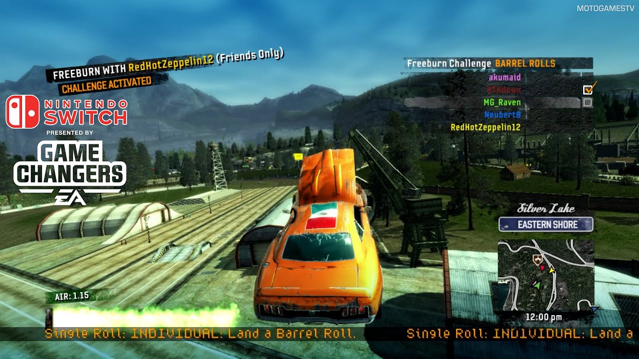 Burnout Paradise Remastered [Nintendo Switch] - Multiplayer Gameplay