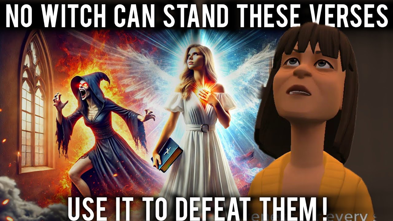 WITCHES HATE WHEN YOU READ THESE VERSE . No WITCH can STAND it ! (CHRISTIAN ANIMATION)