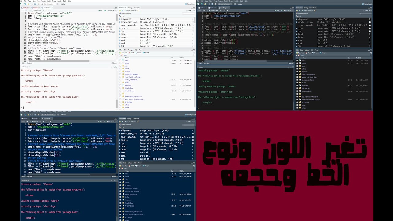 تغيرات البيئه البرمجيه في (R programing) | اللون وشكل الخط وحجمه