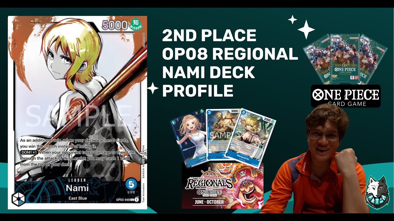 2nd Place Nami Deck Profile | OP08 Regionals | One Piece TCG