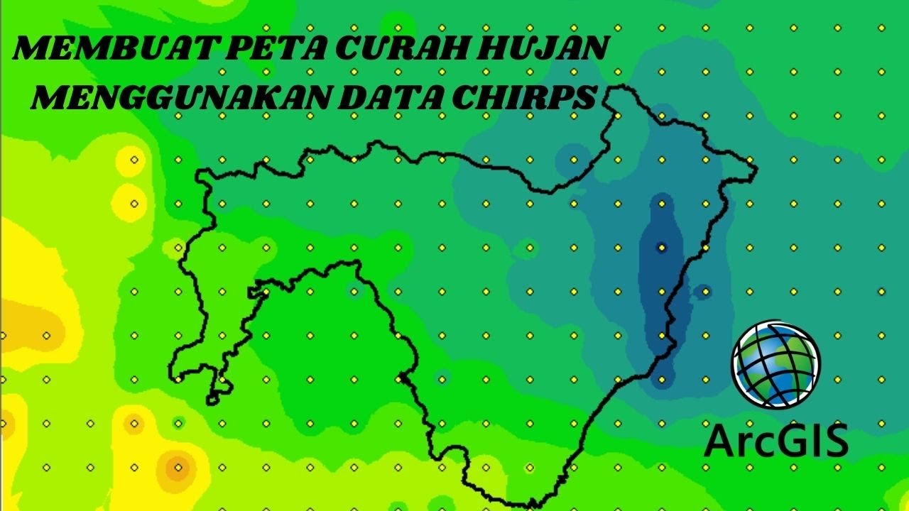 Membuat PETA Curah Hujan menggunakan data CHIRPS di ArcGIS