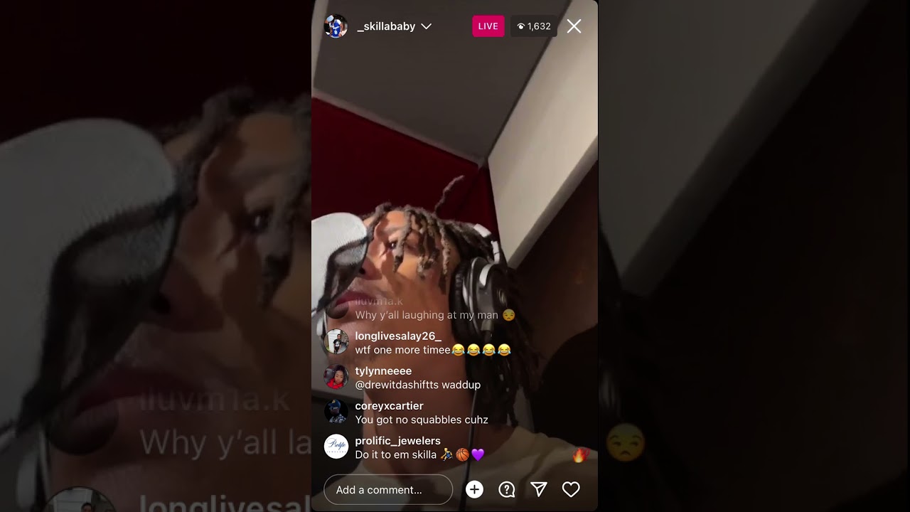 Skilla baby IG live studio session