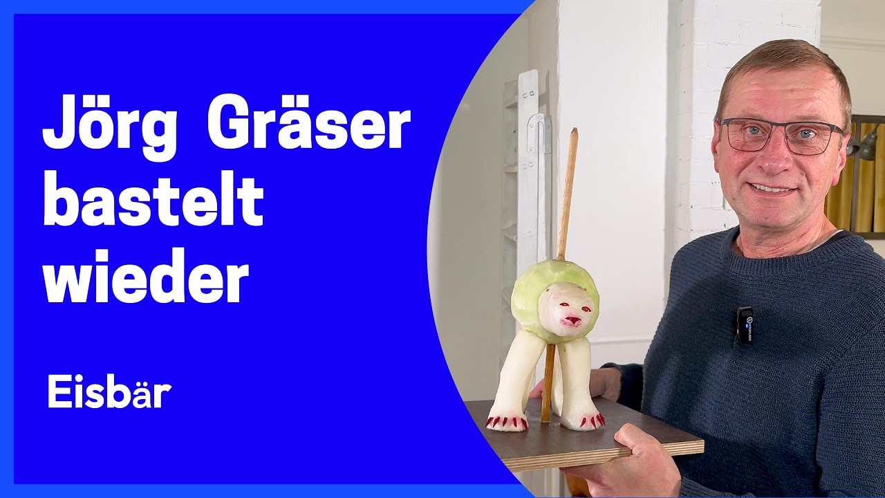 Jörg Gräser bastelt wieder - ein Tier aus der Arktis