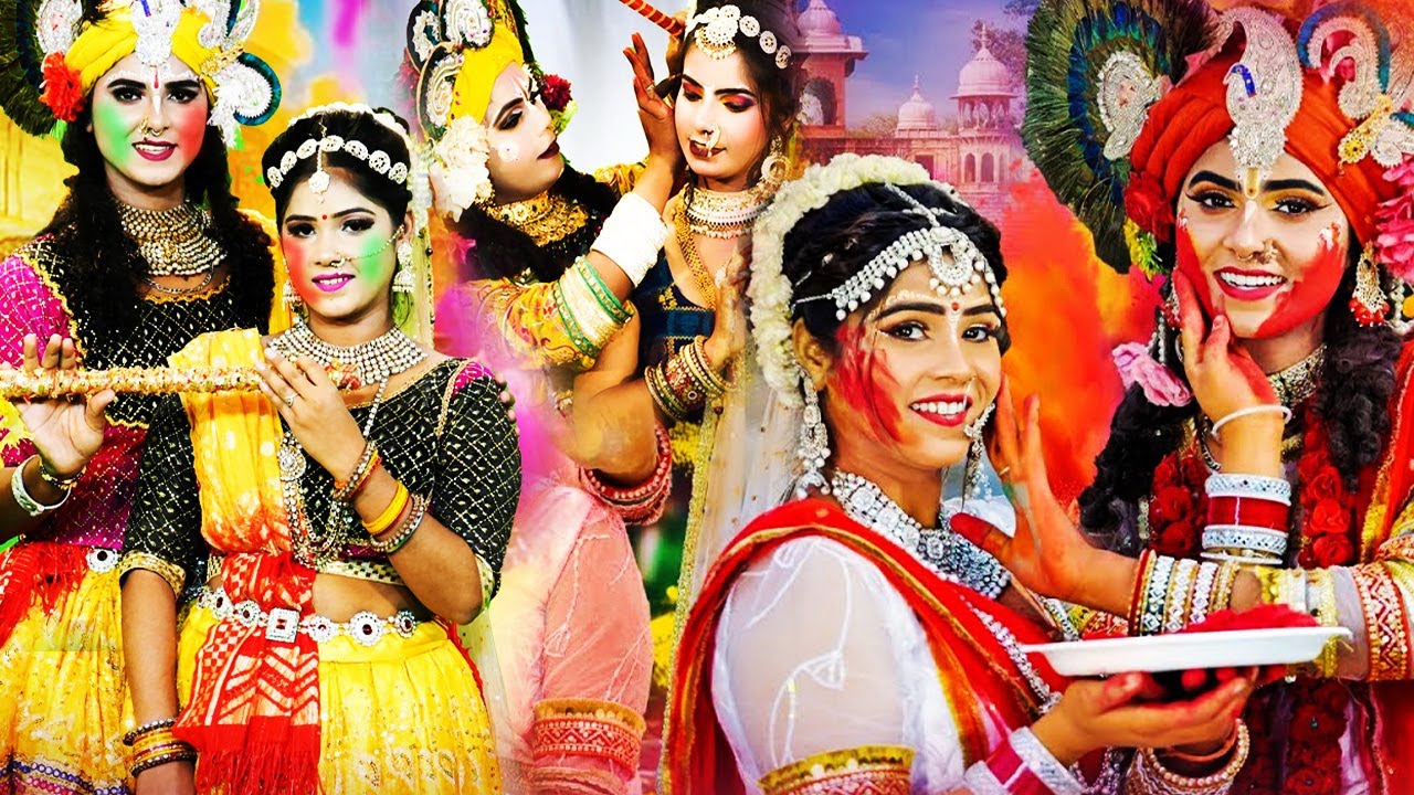 🌸Radha Krishna DJ Jhanki Dance 2026 | Live Holi Special Jhanki | Shyam Rang Mein Rang Gaye