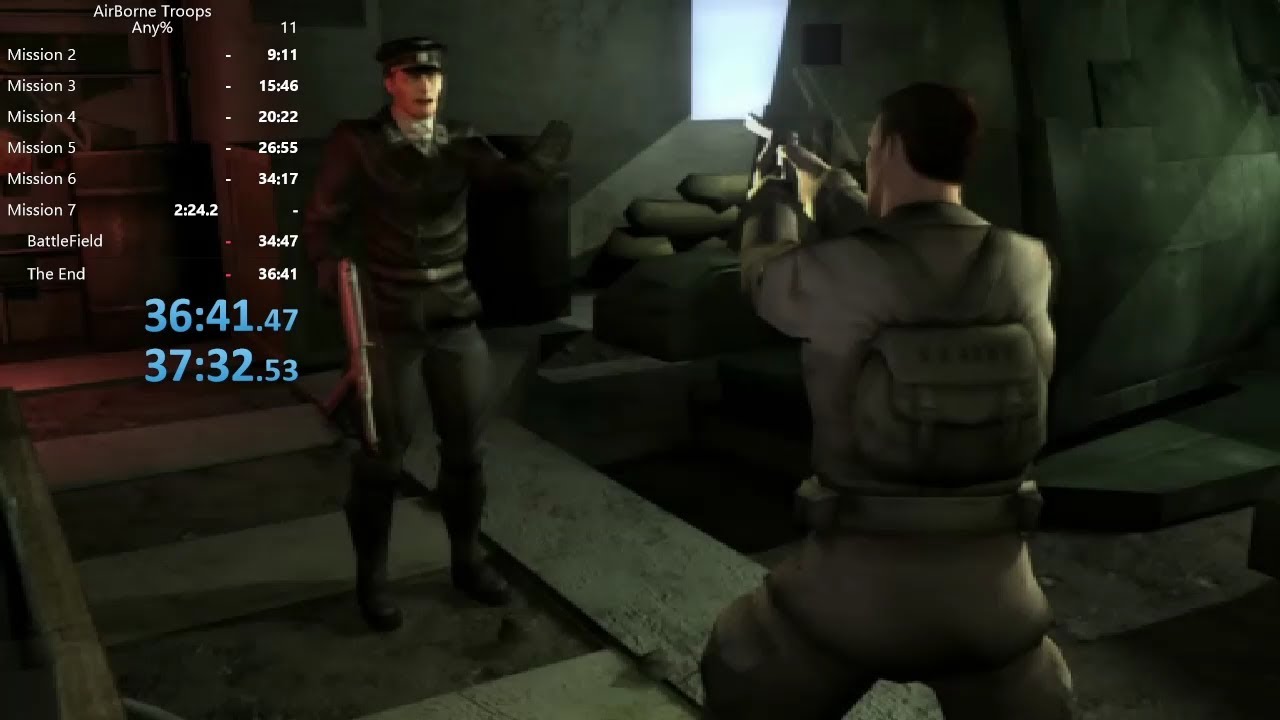 AirBorne Troops SpeedRun Any% No AutoClicker used (36:41)LRT (37:32)RTA