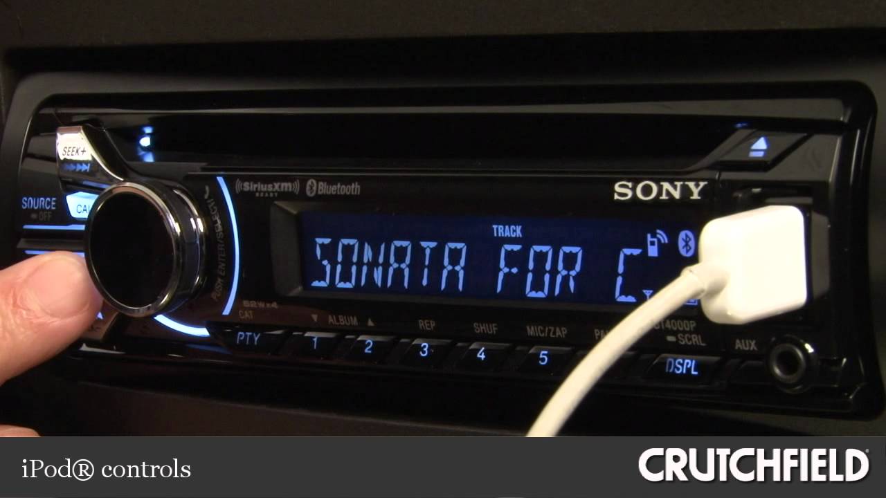 Sony MEX-BT4000P CD Display and Controls Demo | Crutchfield Video