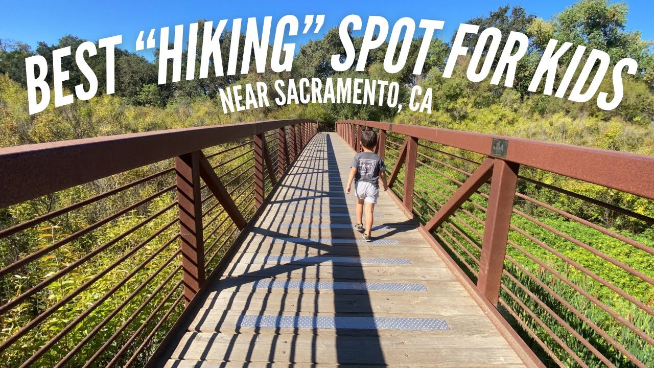 The BEST hiking Trail for Kids Near Sacramento (Consumes River Preserve) - So many bridges!
