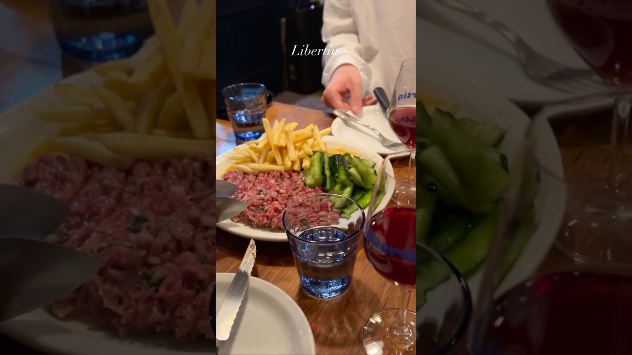 Paris or Tokyo? (a real hidden gem in Shibuya🍷) 숨겨진 시크한 시부야 맛집, Libertin