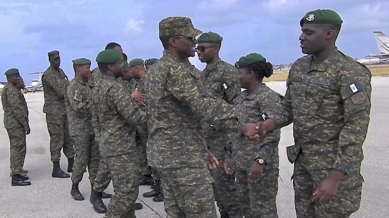 Barbadian forces tackle St Lucia crime