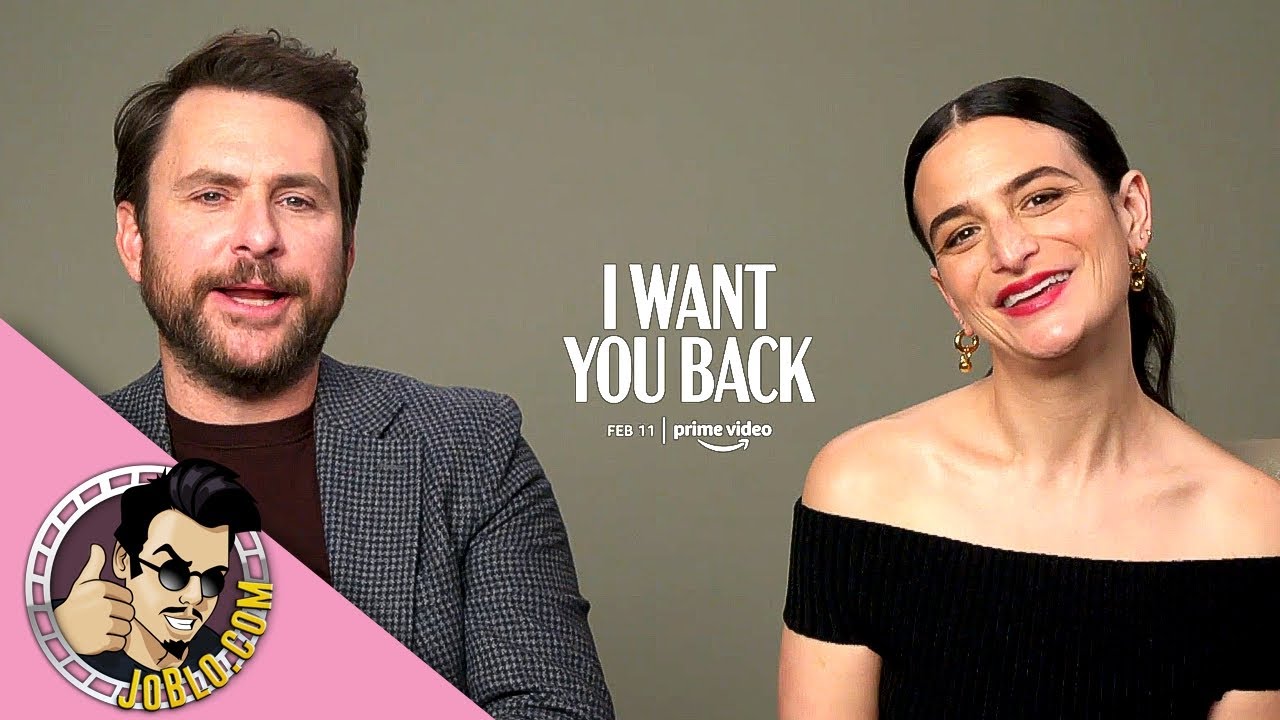 Charlie Day & Jenny Slate Interview - I WANT YOU BACK (2022) Amazon Studios