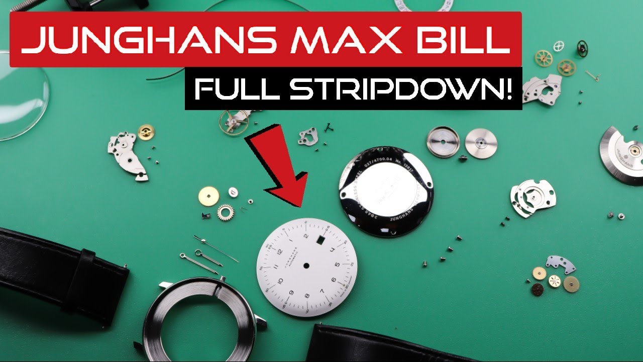 Junghans Max Bill | Full Stripdown | ASMR | Watch Repair & Service Tutorial | ETA 2824-2 | DIY
