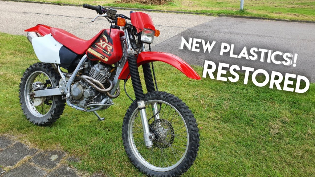 Honda xr400 rebuild new plastics
