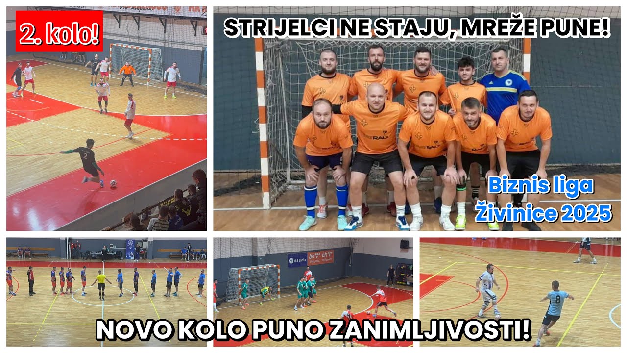 NOVO VEOMA ZANIMLJIVO KOLO RADNIČKOG FUTSALA U ŽIVINICAMA! | Biznis liga Živinice 2025 - 2. kolo