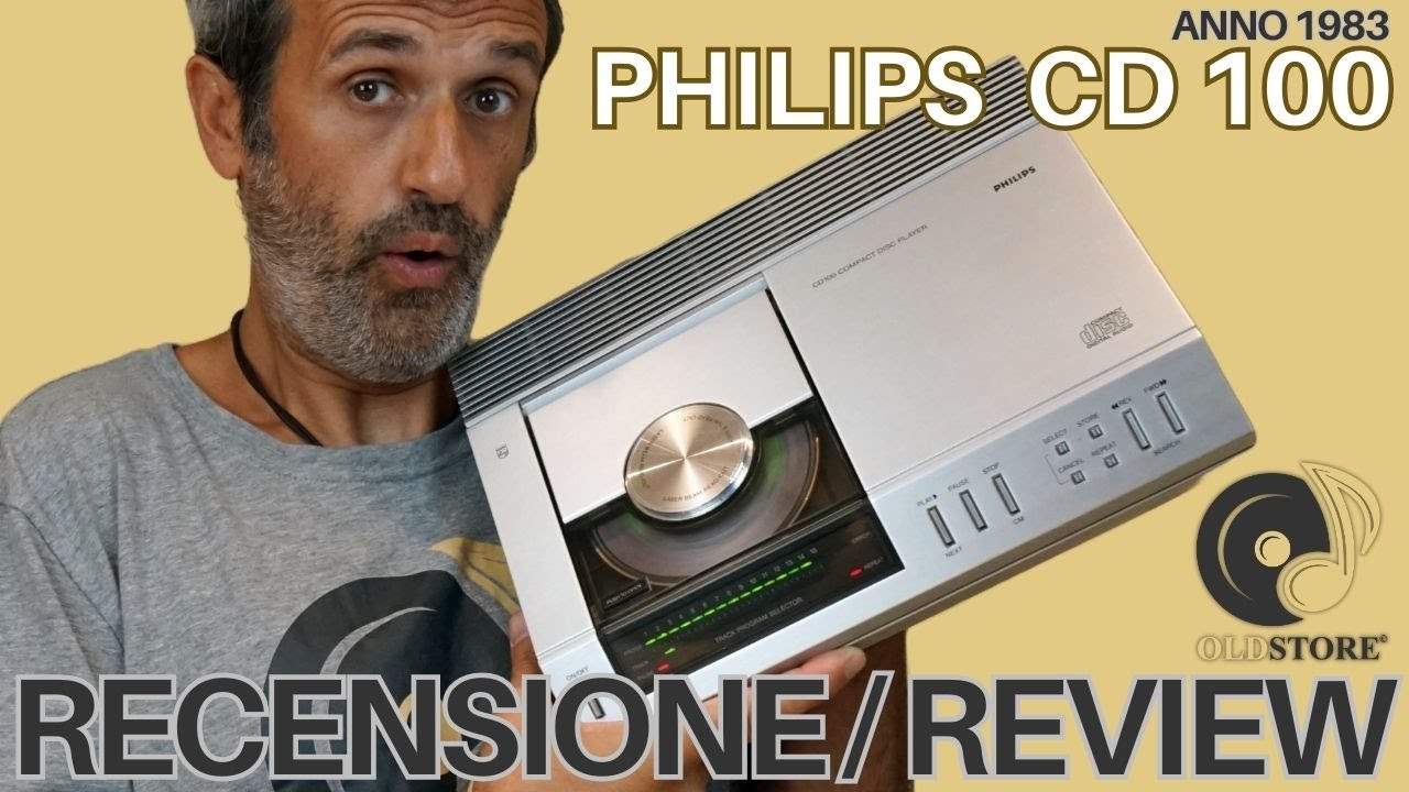 Philips CD 100 - lettore CD vintage - RECENSIONE / REVIEW