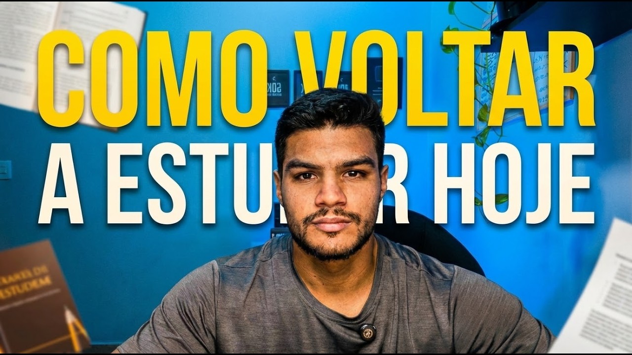 PAROU DE ESTUDAR? FAÇA ISSO PRA VOLTAR! 