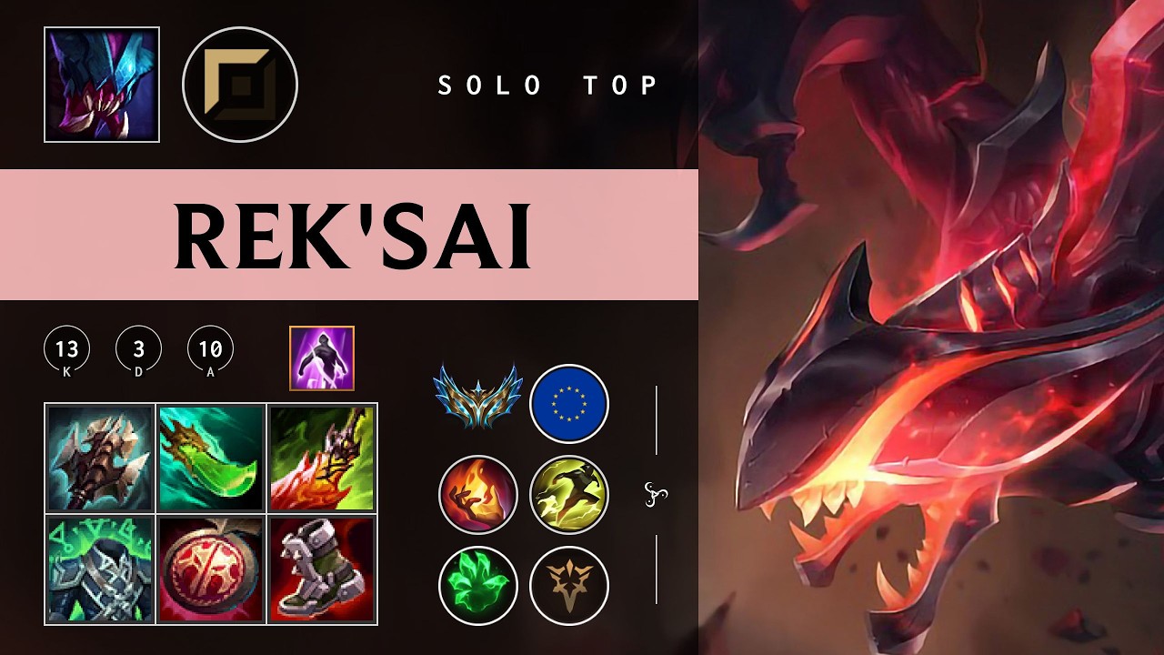 Rek'Sai Top vs Ambessa - EUW Challenger Patch 26.04