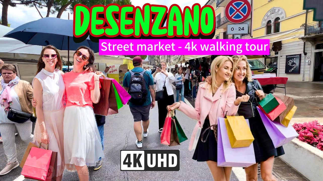 Exploring Desenzano del Garda Italy Like A Local! Street Market Vlog