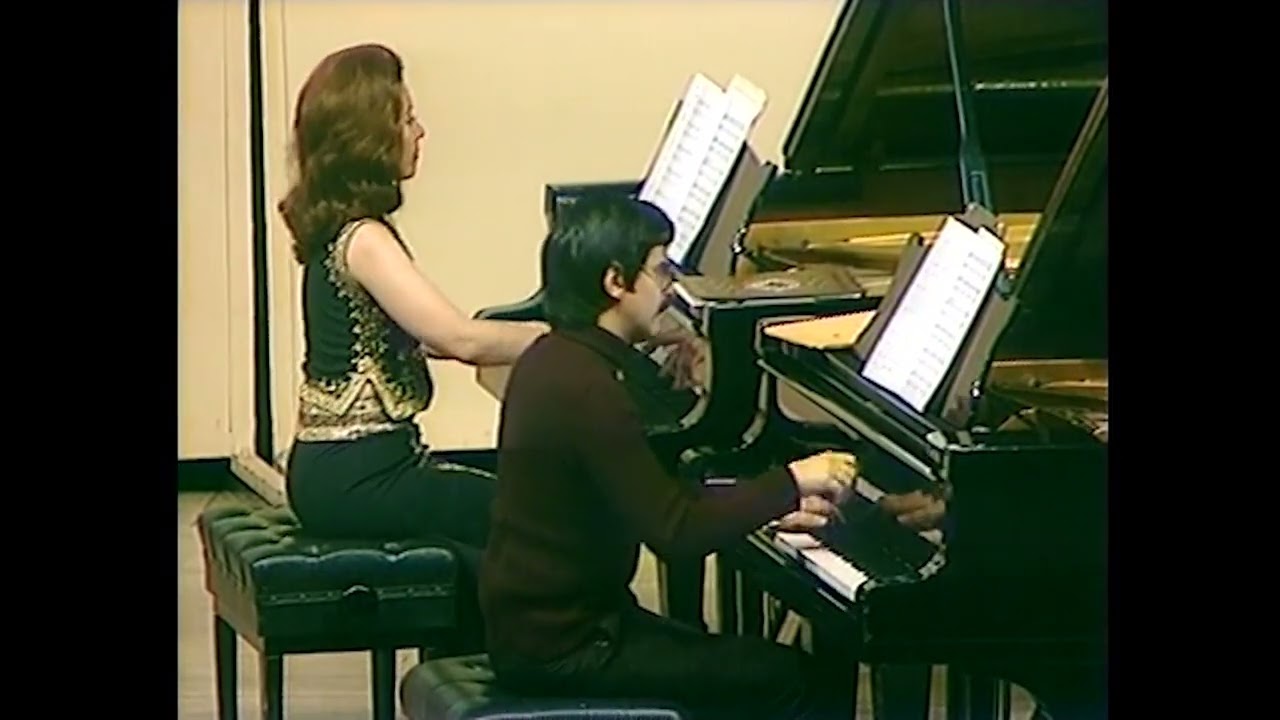 Dimitri Shostakovich - Valsa lírica (Amaral Vieira e Yara Ferraz, piano a 4 mãos)