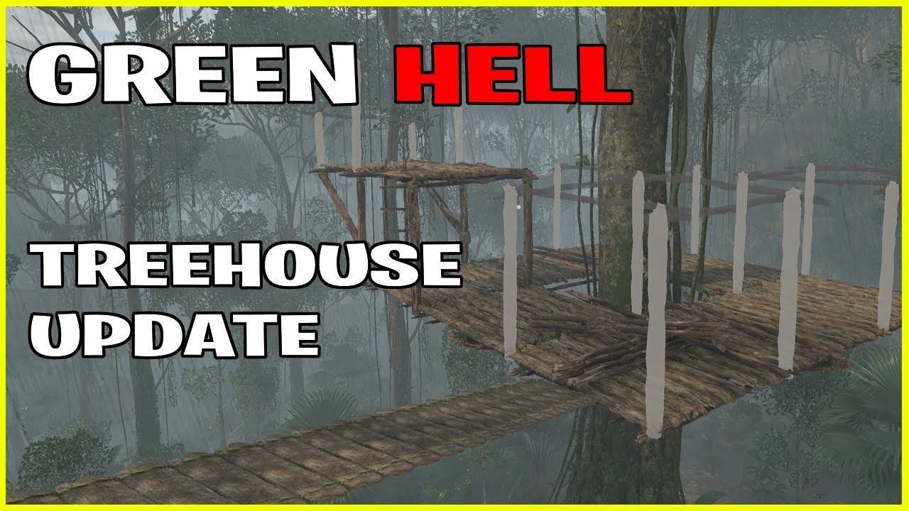 Обновление постройки дома на дереве | Green Hell