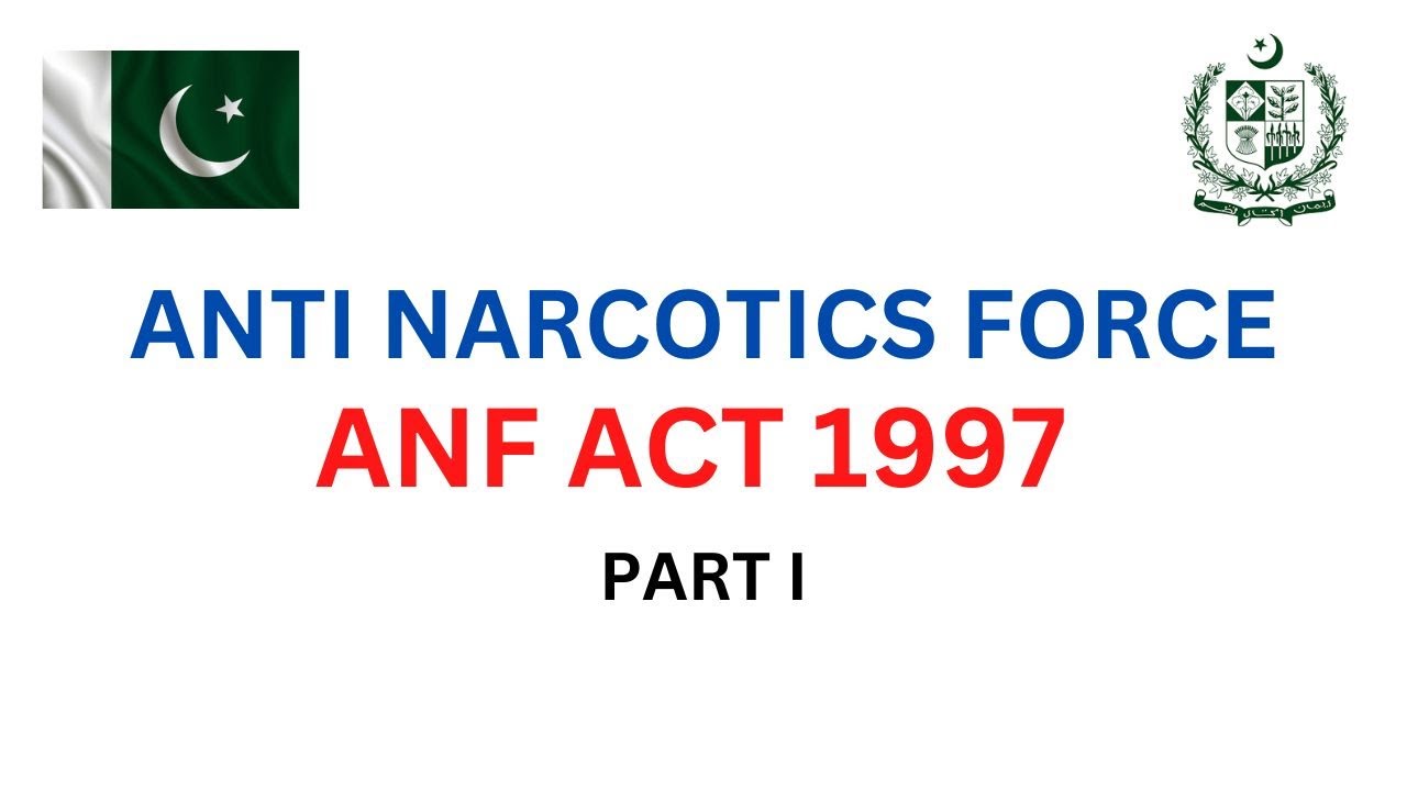 ANF Act 1997 MCQs Part 1 | ANF Test Preparation