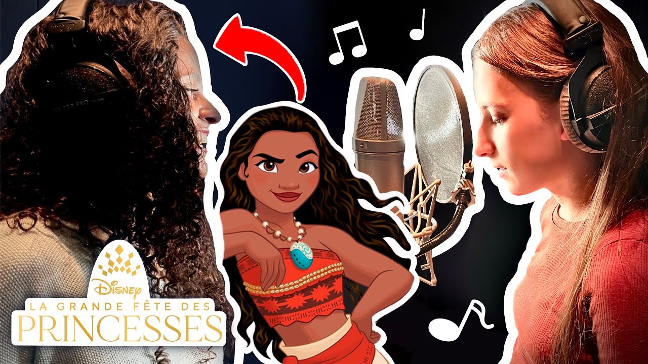JE CHANTE AVEC LA VOIX DE VAIANA POUR C&Eacute;L&Eacute;BRER LES PRINCESSES DISNEY 👑