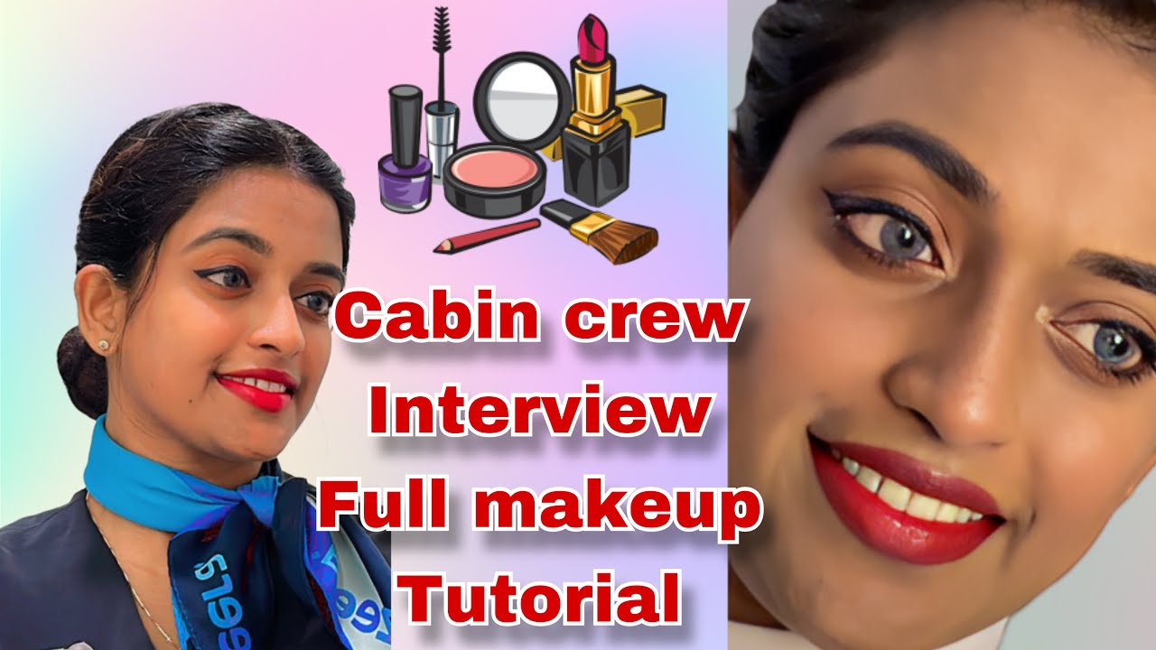 ✈️Cabin crew interview makeup tutorial 💄| അറിയില്ല എന്ന് ഇനി ആരും പറയണ്ട 😇|detailed makeup video🛫