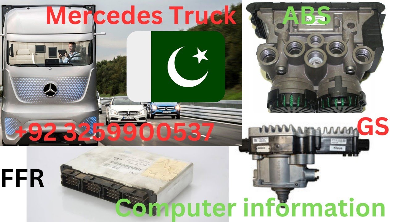 Mercedes  actros all computer اردو information FFR GS BS TCO
