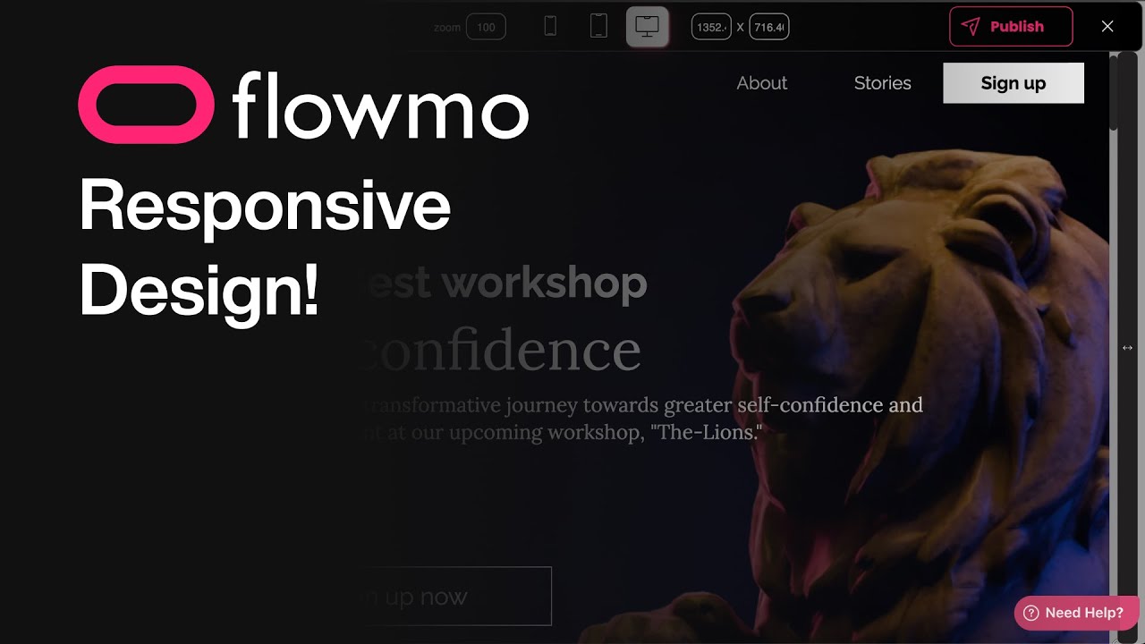 Getting started with responsive design in Flowmo