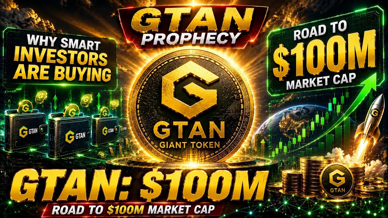 🔥 GTAN PROPHECY: Why Smart Investors Are Watching Giant Token | Road to $100M Market Cap