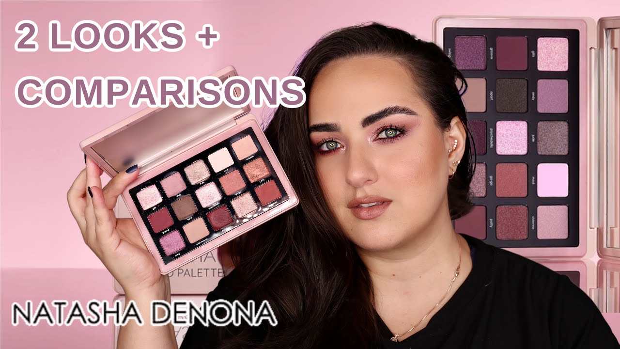 Палетка Natasha Denona Retro! 2 образа + образцы и сравнения!