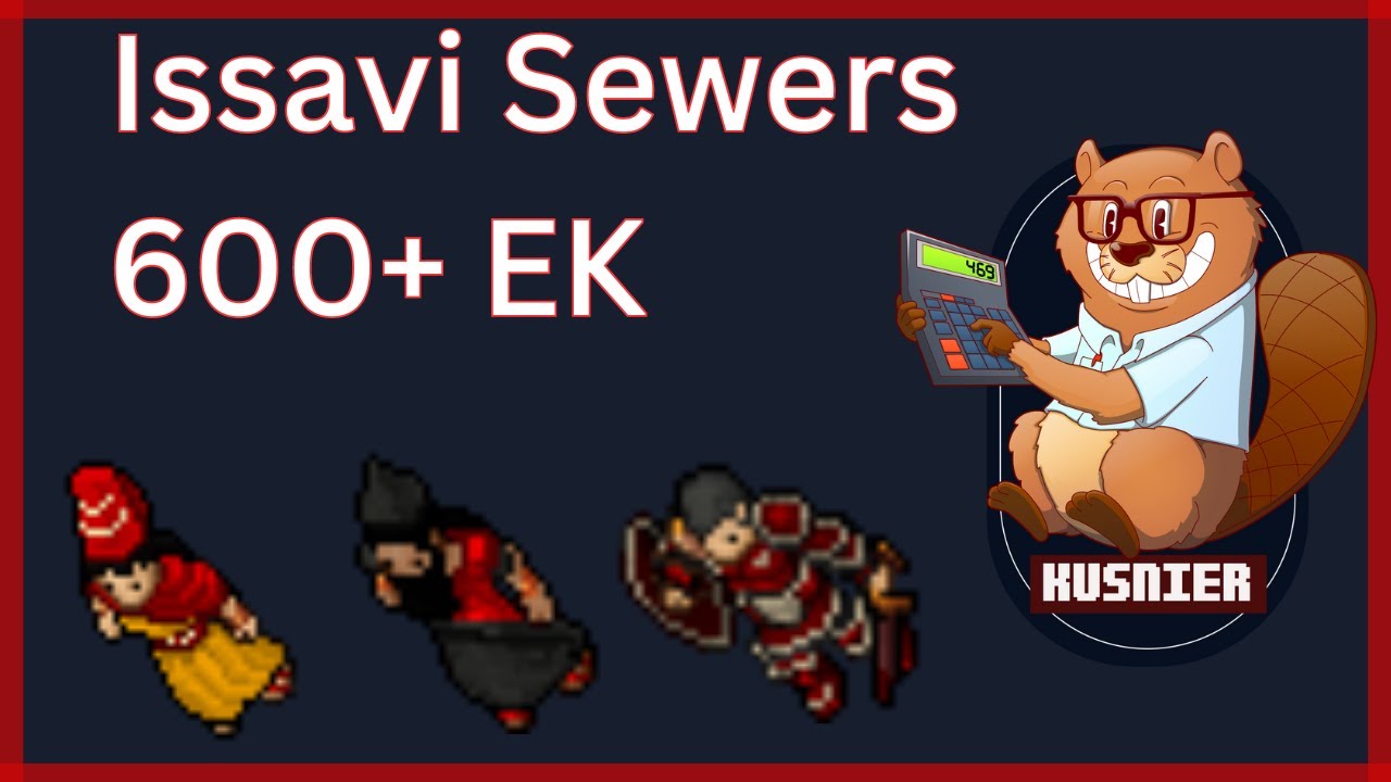 Issavi Sewers | 600+ Knight | Tibia