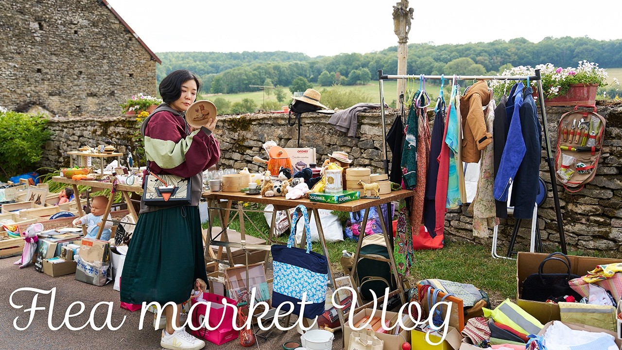 Блошиные рынки во французских деревнях 🇫🇷 Наконец нашла антикварную подставку🥚 для яиц своей мечты!