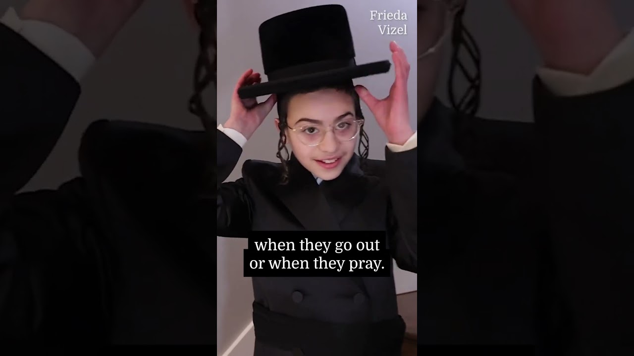 Hats, coats and hair of Hasidic men by ages